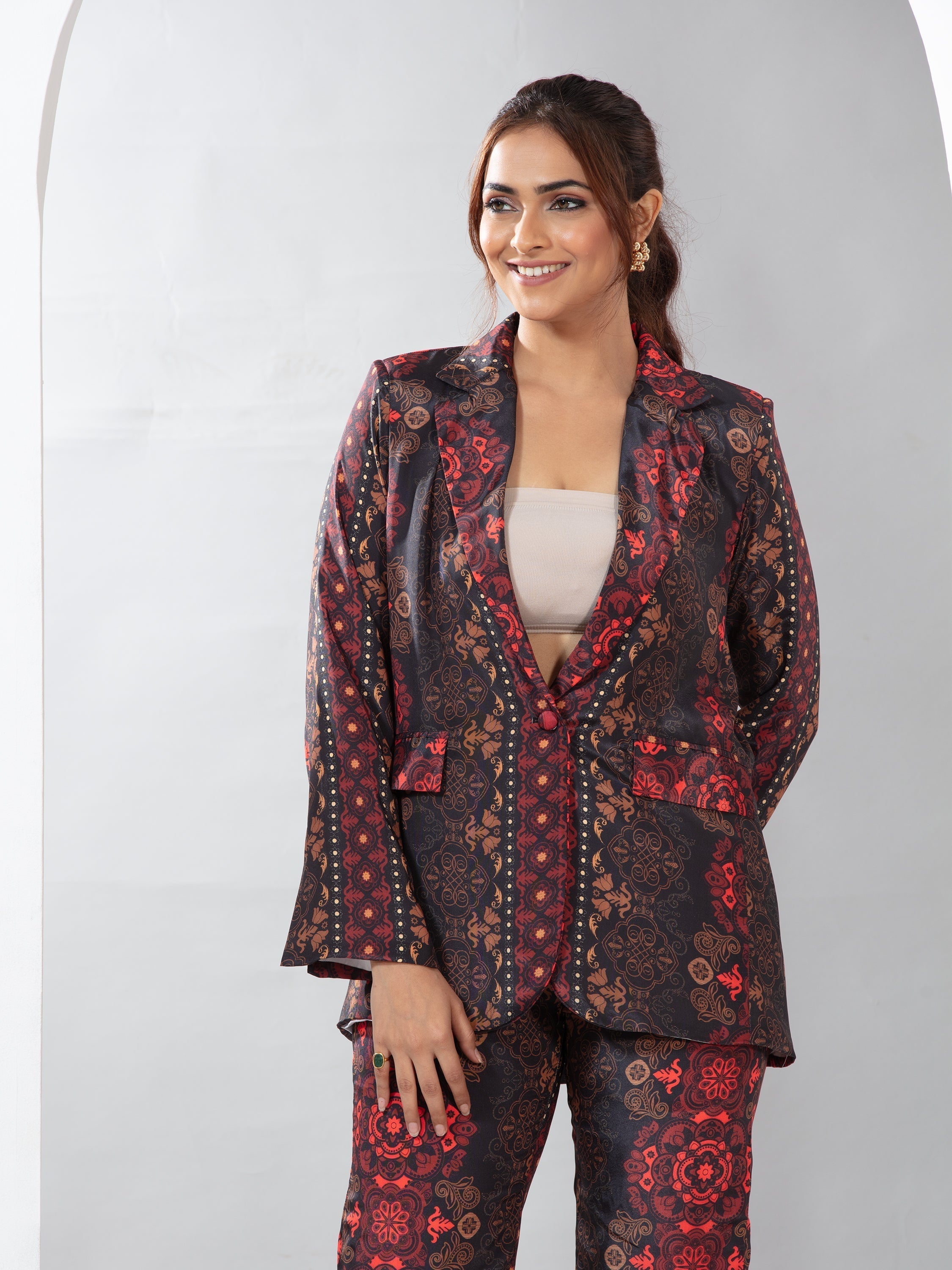 Vintage Blossom blazer co-ord set