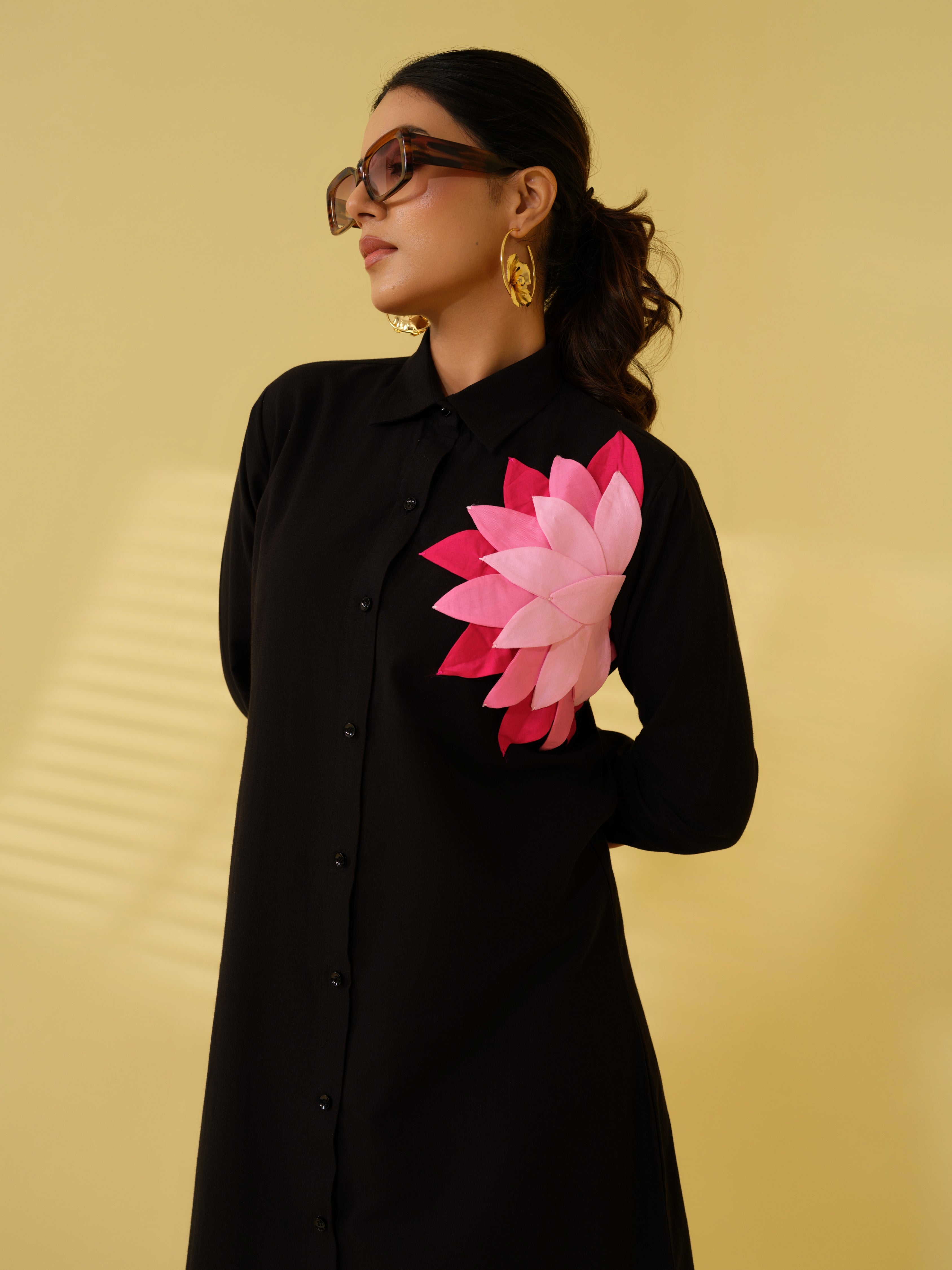 Cassidia Petal  Shirt Dress